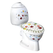 CREAVIT KID kompakt WC dla dzieci odpływ poziomy kolorowy sitodruk CK311.400.0F