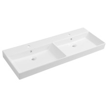 Sapho KARE 120 umywalka podwójna meblowa 120x48cm biała 17120