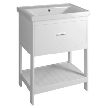 Aqualine ETIDE szafka umywalkowa 61.5x85x44 cm biały mat ET615