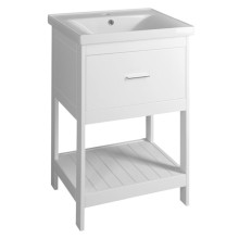 Aqualine ETIDE szafka umywalkowa 51.5x85x44 cm biały mat ET515