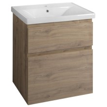 Aqualine ALTAIR szafka umywalkowa 61.5x72.5x45cm dąb emporio AI365