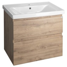 Aqualine ALTAIR szafka umywalkowa 67x60x45cm dąb emporio AI370