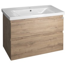 Aqualine ALTAIR szafka umywalkowa 86.5x60x45cm dąb emporio AI390