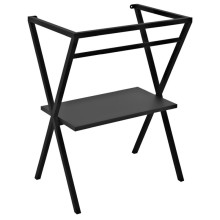 Sapho FERRO konsola pod umywalkę 565x720x390mm czarny SKA560-1