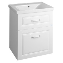 Aqualine FAVOLO szafka umywalkowa 57x72.5x44.6cm biały mat FV260