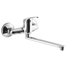 Aqualine AQUALINE 35 bateria ścienna uchwyt płaski chrom 52031