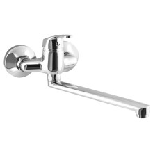 Aqualine AQUALINE 35 bateria ścienna rozstaw 100mm uchwyt płaski chrom 52021