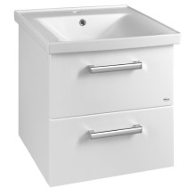 Aqualine VEGA szafka umywalkowa 51.5x60x438cm 2 szuflady biały VG052