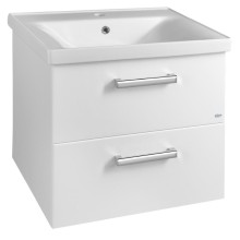 Aqualine VEGA szafka umywalkowa 62x50x43.6cm 2 szuflady biały VG064