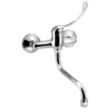 Aqualine AQUALINE 35 bateria ścienna dźwignia medyczna wylewka S 177mm chrom 52147