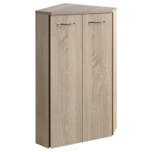 Aqualine ZOJA/KERAMIA FRESH szafka narożna 35x76x35cm dąb platin 50323