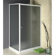 Aqualine AMADEO kabina prysznicowa 1100x900mm wariant L/P szkło Brick BTS110BTP90