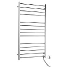 Sapho REDONDO elektryczna suszarka na ręczniki okrągła 630x1160 mm 130 W stal nierdzewna polerowana ER230V