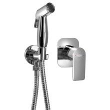 Aqualine DAPHNE bateria bidetowa podtynkowa z prysznicem STOP chrom DH841-01