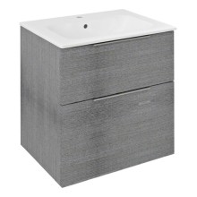 Sapho CIRASA szafka pod umywalkę 592x64x46cm dąb srebrny CR601-1111