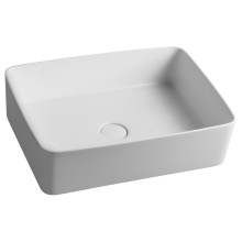 Sapho THIN umywalka nablatowa 50x37 cm biały mat WN321