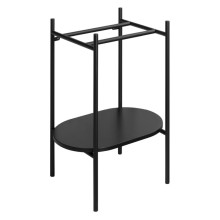 Sapho PUNO konsola pod umywalkę 550x795x396mm czarny SKA590-2