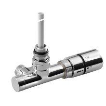 Sapho MONO ONE zestaw przyłączeniowy jednopunktowy z termostaem prawy 50mm chrom CP2051S