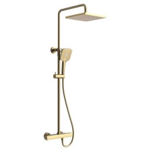 Sapho DAKAR zestaw prysznicowy z baterią termostatyczną złoto mat SZ139GB