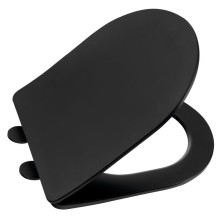 Sapho PACO deska sedesowa SLIM Soft Close czarny mat PCS1012B