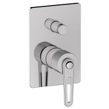 Sapho BEBÉ bateria prysznicowa podtynkowa 2 wyjścia chrom BB042