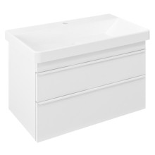 Sapho SITIA szafka umywalkowa 75.6x50x442cm 2 szuflady biały mat SI080-3131