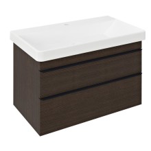 Sapho SITIA szafka umywalkowa 75.6x50x442cm 2 szuflady sosna rustykalna SI080-1616