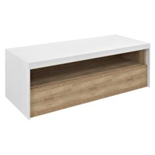 Sapho VIERA szafka umywalkowa 120x44x50cm biały mat/dąb Alabama VA120-2222