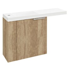 Sapho LATUS VI szafka umywalkowa 50x50x22 cm lewa dąb Alabama LT615-2222