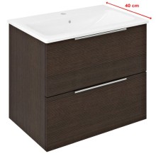 Sapho CIRASA szafka pod umywalkę 58x54x39cm sosna rustykalna CR592-1616