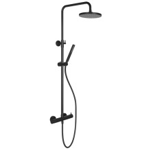 Sapho MIA zestaw prysznicowy z baterią dźwigniową czarny mat MA139B