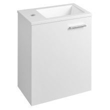 Aqualine ZOJA szafka z umywalką 40x22 cm biała 51049A-01