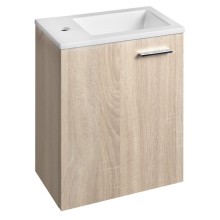 Aqualine ZOJA szafka z umywalką 40x22 cm dąb platin 51049DP-01