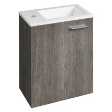 Aqualine ZOJA szafka z umywalką 40x22 cm mali wenge 51049MW-01