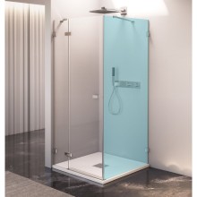 Polysan FORTIS EDGE drzwi prysznicowe bez profilu 800mm szkło czyste lewe FL1280L