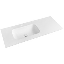 Sapho TREOS umywalka 96.6x513 cm Rockstone lewy biały mat TS097-0101-L