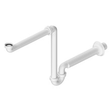 Bruckner Syfon umywalkowy do mebli 5/4" DN32 biały 151.127.0