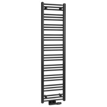Bruckner ALBRECHT grzejnik 400x1570 mm podłączenie środkowe czarny mat 600.113.6