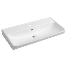 Bruckner NEON umywalka ceramiczna 80x41.5cm biały 201.133.0