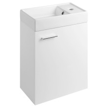 Aqualine ZOJA szafka z umywalką ceramiczną 40x22 cm biała 51049A-02