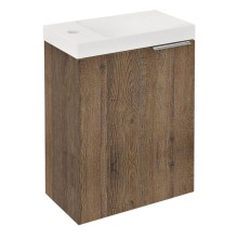Sapho LATUS X szafka umywalkowa 394x50x22cm dąb Sherwood LT110-1515