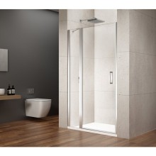 Gelco LORO drzwi prysznicowe z częścią stałą 1200 mm szkło czyste GN4612