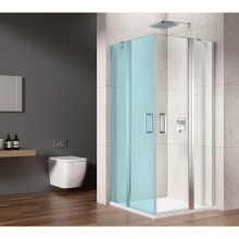 Gelco LORO drzwi prysznicowe wejście z rogu 800 mm szkło czyste GN4880