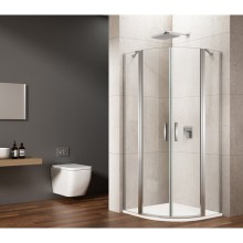 Gelco LORO kabina prysznicowa półokrągła 900x900mm szkło czyste prawa GN5590