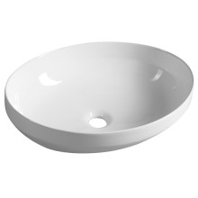 Aqualine Umywalka ceramiczna nablatowa 50.5x37 cm biały 50361