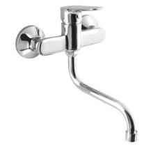 Aqualine LOTTA bateria ścienna uchwyt-S chrom LT644