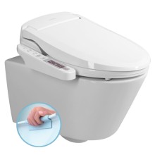Sapho AVVA WC miska wisząca z elektronicznym bidetem BLOOMING EKO PLUS NB-1160D-3