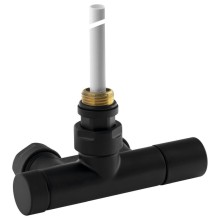 Sapho MONO ONE zestaw przyłączeniowy jednopunktowy 50mm czarny mat CP2052BS