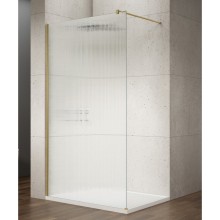 Gelco VARIO GOLD MATT jednoczęściowa kabina prysznicowa Walk-In montaż przy ścianie szkło nordic 1000 mm GX1510-10