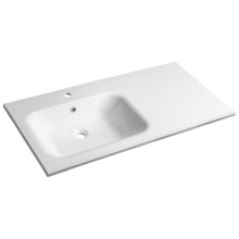 Sapho ARECA umywalka kompozytowa 110x50cm lewa biała AC101L